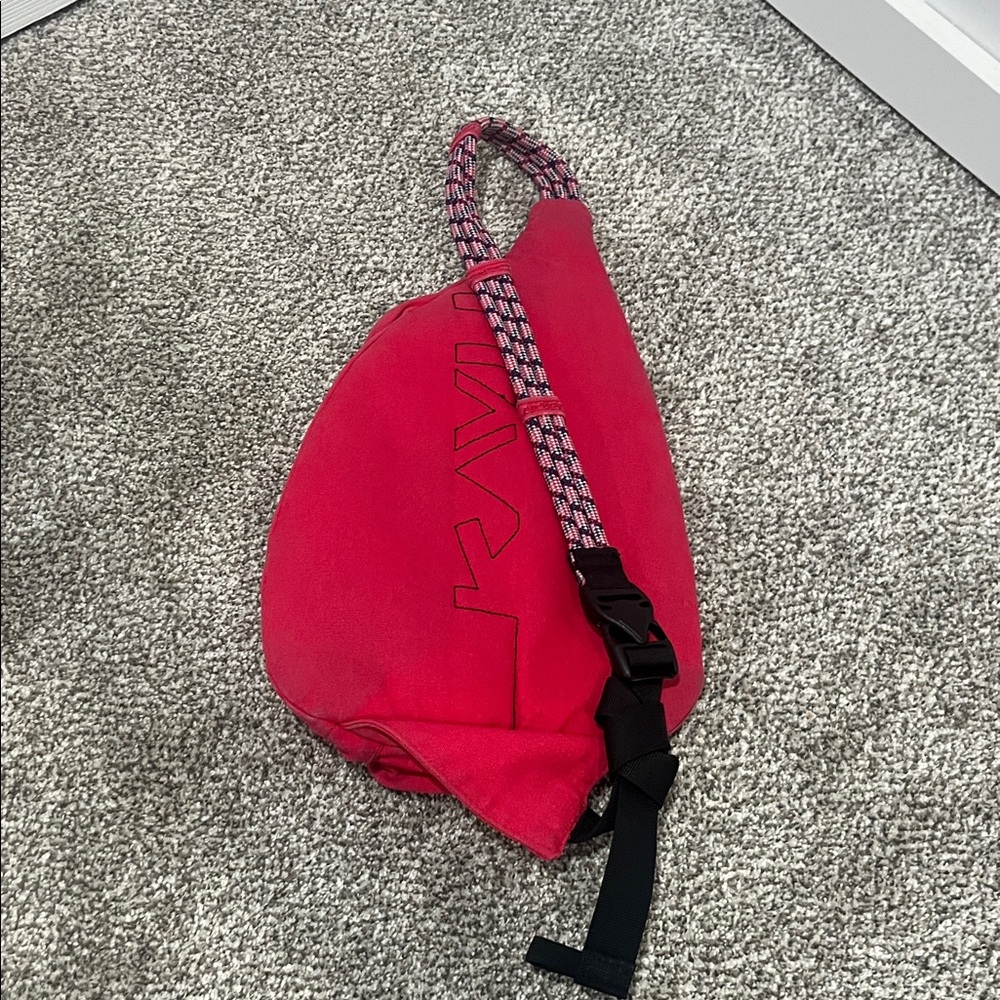 KAVU Red Rope Sling Backpack - Picture 3 of 5